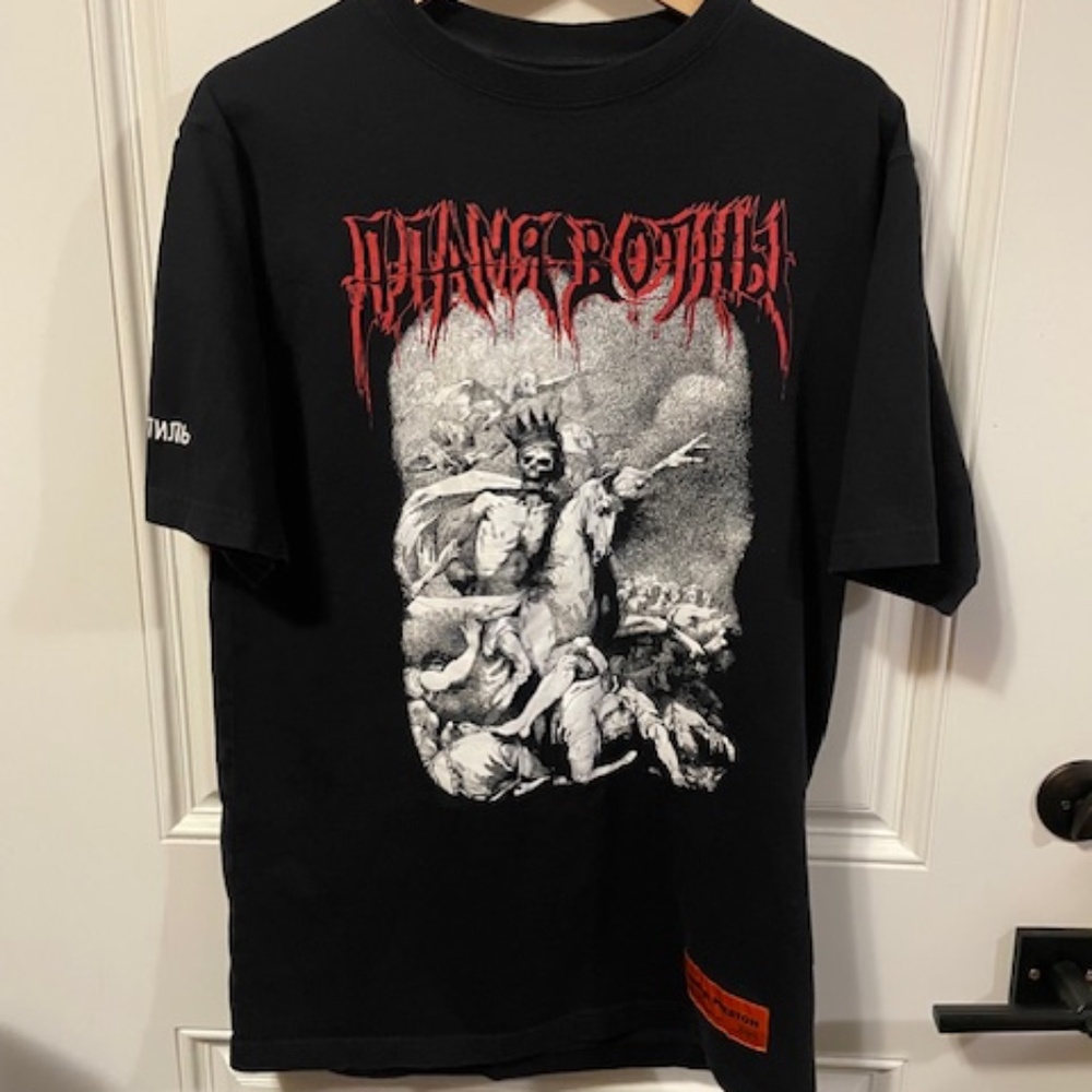 ** VINTAGE** Heron Preston x SHOWstudio "Death On A Pale Horse"
